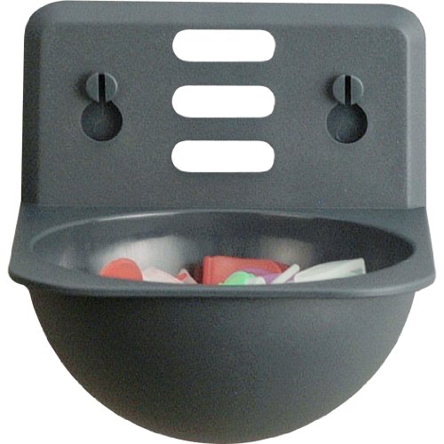 0042491290522 - OFFICEMATE VERTICALMATE CUBICLE UTILITY BOWL, 4.5 X 4 X 4 INCHES, CHARCOAL