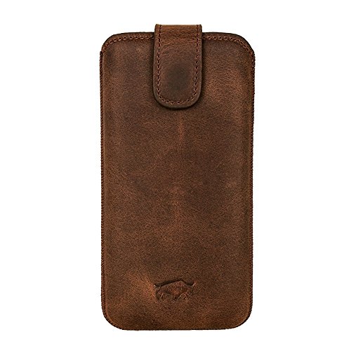 4251042582306 - SOLO PELLE IPHONE 6/6S LEATHER CASE COVER MULTY GENUINE LEATHER. PREMIUM ACCESSORY FOR THE ORIGINAL APPLE IPHONE 6/6S (VINTAGE BROWN)