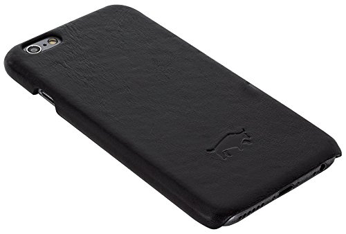 4251042582436 - SOLO PELLE IPHONE 6/6S ULTRA SLIM LEATHER CASE OVERLAY ON POLYCARBONATE BACK COVER FOR APPLE IPHONE 6/6S (BLACK)