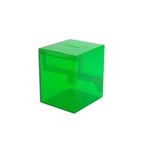 4251715413593 - GAMEGENIC BASTION 100+ XL DECK BOX - COMPACT, SECURE, AND PERFECTLY ORGANIZED FOR YOUR TRADING CARDS! SAFELY PROTECTS 100+ DOUBLE-SLEEVED CARDS, GREEN COLOR, MADE