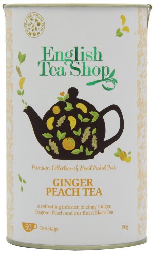 4260227770865 - ENGLISH TEA SHOP SUPER GINGER PEACH - 60 TAGGED TEA BAGS