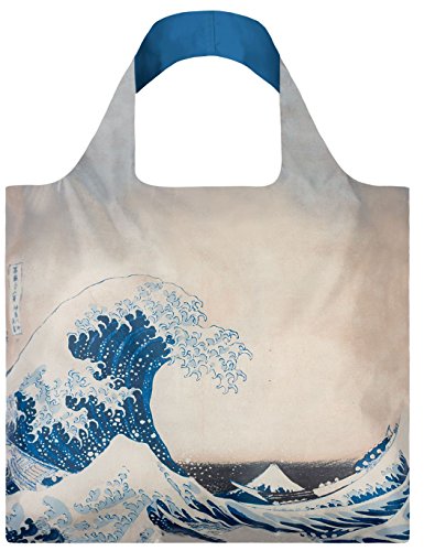 4260317651791 - LOQI MUSEUM HOKUSAI'S THE GREAT WAVE REUSABLE SHOPPING BAG, MULTICOLORED