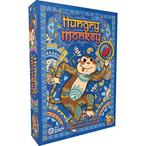 4260664070641 - HEIDELBÄR GAMES HUNGRY MONKEY - CARD GAME – THE SMART & EASY FAMILY CARD GAME RIGHT OUT OF THE JUNGLE - FOR 2 TO 6 PLAYERS, AGE 8+, 15 MIN