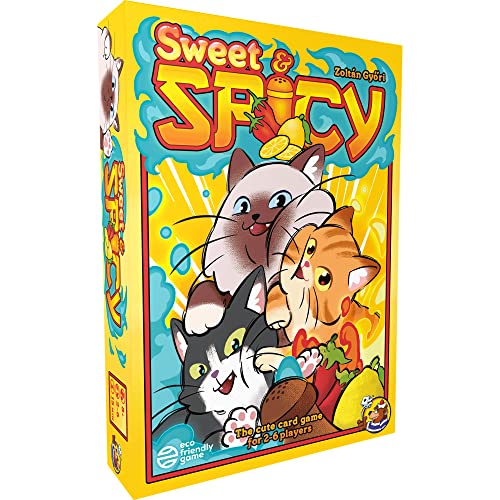4260664070689 - SWEET & SPICY - CARD GAME – THE NEW & EVEN MORE ACCESSIBLE VERSION OF SPICY, A BLUFF CARD GAME - FOR 2 TO 6 PLAYERS, AGE 8+, 15 MIN