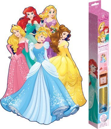 0042692039494 - DISNEY ROOMSCAPES REPOSITIONABLE WALL POSTER DECAL - DISNEY PRINCESS