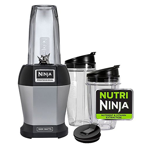 0042822106270 - NUTRI NINJA 1000-WATT PRO SINGLE SERVE BLENDER KITCHEN SYSTEM WITH 3 CUPS AND PRO EXTRACTOR BLADE, (CERTIFIED REFURBISHED)