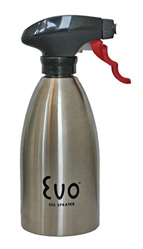 0042854161124 - DELTA EVO STAINLESS STEEL OIL TRIGGER SPRAY BOTTLE FOR OLIVE AND COOKING OILS, 16-OUNCE
