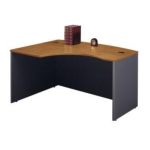 0042976724337 - CORSA COLLECTION LEFT L-BOW DESK NATURAL CHERRY WC72433 60 IN