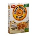0043000017869 - HONEY BUNCHES OF OATS W VANILLA CLUSTERS & MULTI-GRAIN FLAKES CEREAL