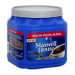 0043000028018 - MAXWELL HOUSE SOUTH PACIFIC BLEND GROUND COFFEE CANISTERS