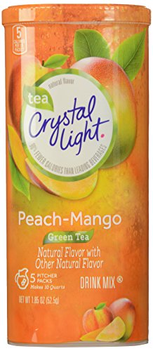 0043000030943 - CRYSTAL LIGHT GREEN TEA PEACH MANGO DRINK MIX (MAKES 10-QUARTS), 1.85 OUNCE CANISTERS (PACK OF 12)
