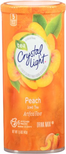 0043000031056 - CRYSTAL LIGHT PEACH TEA DRINK MIX (12-QUART), 1.5 OUNCE PACKAGES (PACK OF 12)