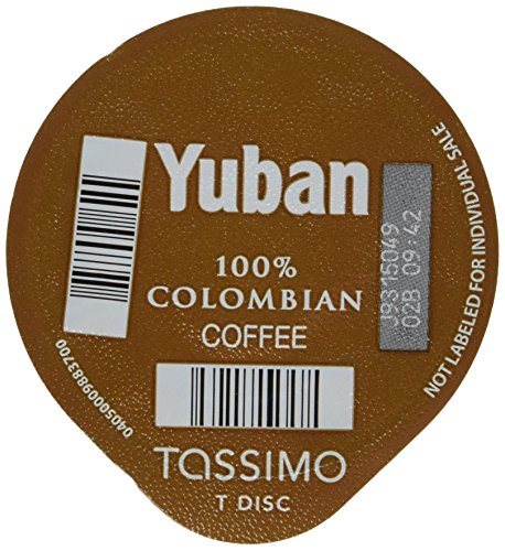 0043000045206 - YUBAN 100% COLOMBIAN COFFEE T-DISCS
