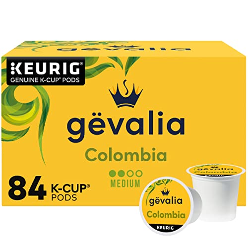 0043000089170 - GEVALIA COLOMBIA K-CUP COFFEE PODS, FOR A KETO AND LOW CARB LIFESTYLE (84 CT BOX)