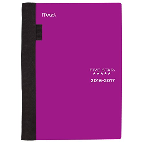 0043100380771 - FIVE STAR ACADEMIC YEAR WEEKLY / MONTHLY PLANNER, AUGUST 2016 - JULY 2017, 5-3/4X8-1/2, STUDENT, ADVANCE, BERRY