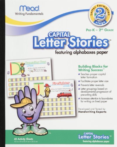 0043100480440 - MEAD LETTER STORIES - CAPITAL LETTERS, 10 X 8 INCHES, 40 COUNT