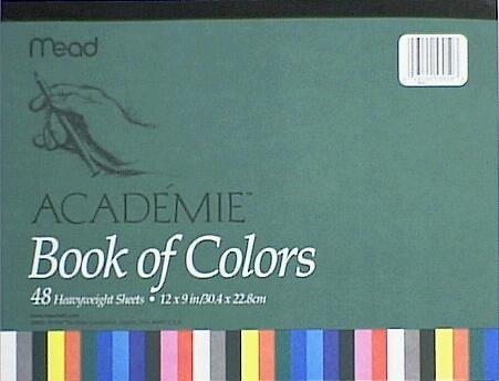 0043100530503 - MEAD BOOK OF CONSTRUCTION PAPER 12 IN. X 9 IN. ASSORTED COLORS