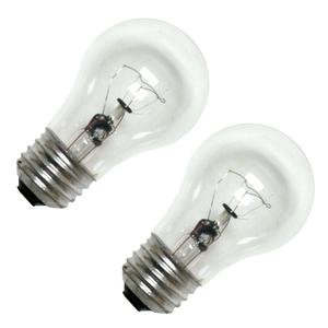 0043168918336 - GE LIGHTING 44407 DECORATIVE A15 CEILING FAN BULB, 60W, CRYSTAL CLEAR, 2-PACK