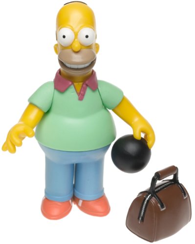 0043377991939 - THE SIMPSONS WAVE 2 ACTION FIGURE PIN PAL HOMER