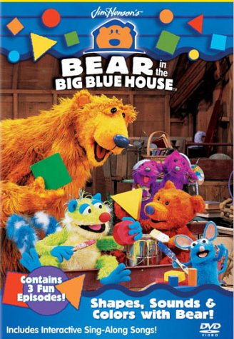0043396054523 - BEAR IN THE BIG BLUE HOUSE - SHAPES, SOUNDS & COLORS WITH BEAR