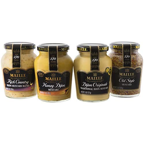 0043646000195 - MAILLE MUSTARD VARIETY PACK 7 OZ, 4 COUNT