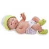 0043657700640 - BERENGUER BOUTIQUE MINI LA NEWBORN DOLL WITH HAIR, GREEN OUTFIT
