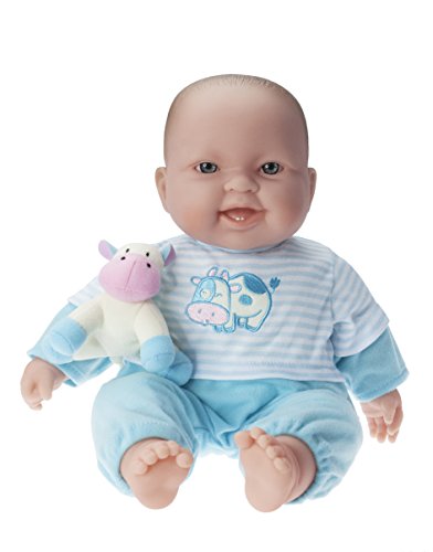 0043657701531 - JC TOYS LOTS TO CUDDLE BABIES ANIMAL FRIENDS 15 SOFT BODY BABY DOLL WITH CUTE COW PLUSH