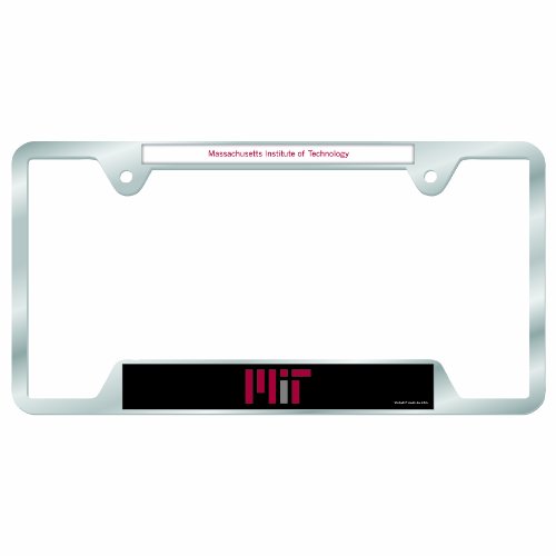 0043662211797 - NCAA MASSACHUSETTS INSTITUTE OF TECHNOLOGY ENGINEERS METAL LICENSE PLATE FRAME