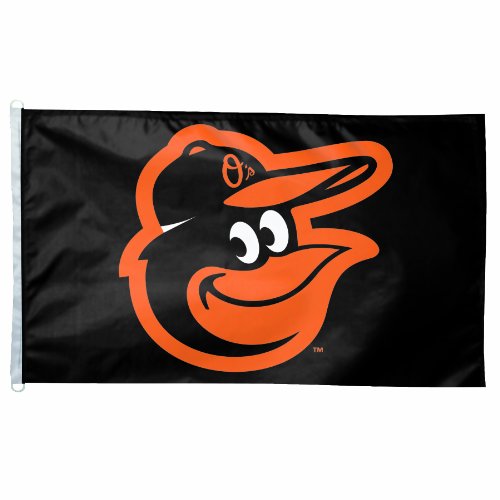 0043662322936 - MLB BALTIMORE ORIOLES 3-BY-5 FOOT FLAG