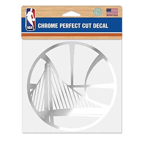 0043662716711 - NBA GOLDEN STATE WARRIORS PERFECT CUT CHROME DECAL, 6 X 6-INCH