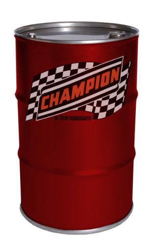 0043685410405 - CHAMPION BRANDS (4104AN) BLUE 10W-30 RACING SEMI-SYNTHETIC AUTOMOTIVE MOTOR OIL - 55 GALLON PAIL