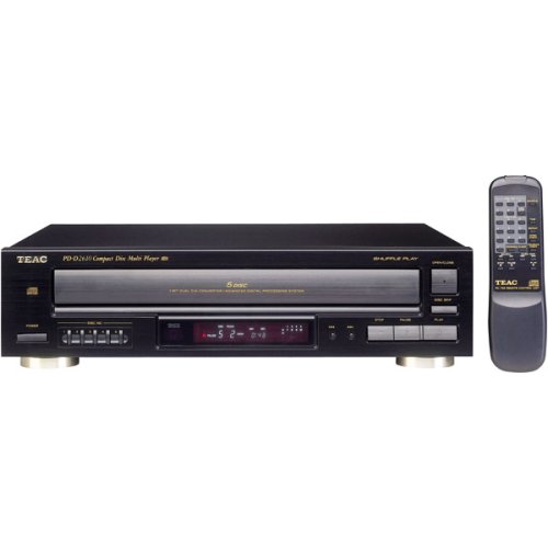 0437740022052 - TEAC PD-D2610 5-CD CAROUSEL CHANGER WITH MP3 CD PLAYBACK