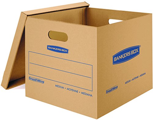 0043859717811 - BANKERS BOX SMOOTH MOVE CLASSIC MOVING BOXES, MEDIUM, 10 PACK