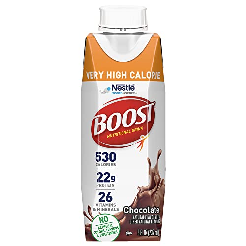 0043900906584 - BOOST VERY HIGH CALORIE NUTRITIONAL DRINK, CHOCOLATE, 8 FL OZ (PACK OF 24)