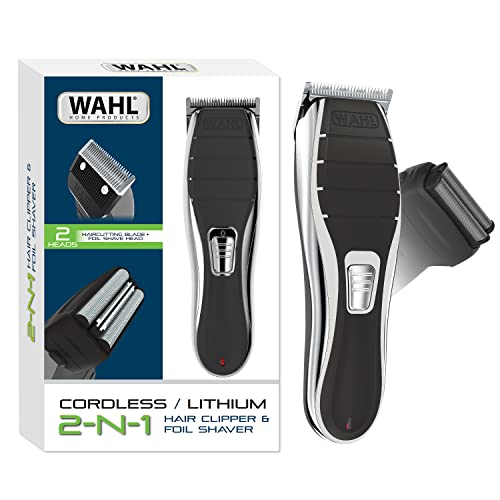 0043917114644 - WAHL CLIPPER 2-IN-1 HAIR CLIPPER AND SHAVER LITHIUM-ION RECHARGEABLE CORD CORDLESS HAIR CLIPPER AND SHAVER COMBO KIT - MODEL 79568