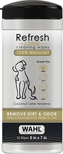 0043917820170 - WAHL HOME PET REFRESH CLEANING WIPES, COCONUT LIME VERBENA #820017