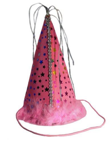 0043993370132 - CHARMING PET PARTY HAT FOR PETS, SMALL, PINK