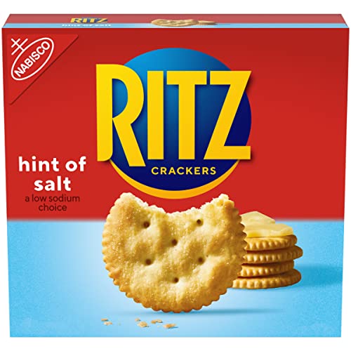 0044000031190 - NABISCO, RITZ CRACKERS, HINT OF SALT, A LOW SODIUM CHOICE, 13.7OZ BOX (PACK OF 3)