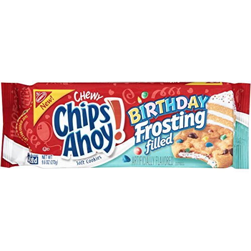 0044000036294 - CHIPS AHOY! BIRTHDAY FROSTED FILLED COOKIE, 9.6 OUNCE