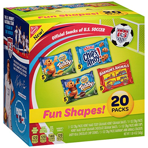 0044000039493 - NABISCO VARIETY PACK FUN SHAPES COOKIES, 20 OUNCE