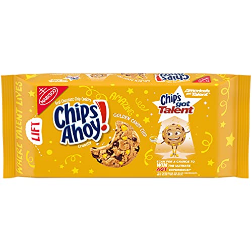 0044000070571 - CHIPS AHOY! GOLDEN CANDY CHOCOLATE CHIP COOKIES, AMERICA’S GOT TALENT EDITION, 12.4 OZ