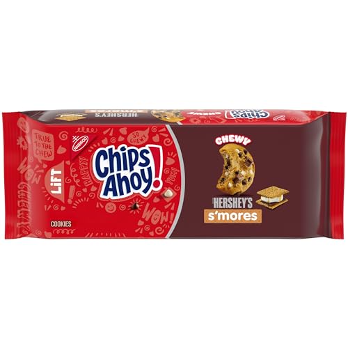 0044000078164 - CHIPS AHOY! CHEWY HERSHEYS SMORES MILK CHOCOLATE CHIP COOKIES, LIMITED EDITION, 9.6 OZ PACKS