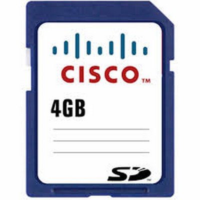 0044113203460 - CISCO - FLASH MEMORY CARD - 4 GB - SD - FOR ME 3600X 24CX, 3600X 24FS, 3600X 24TS, 3600X-24FS