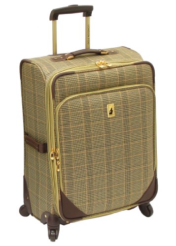 0044142178623 - STRATFORD LUGGAGE 360 COLLECTION 24 EXPANDABLE UPRIGHT SUITER, TAN PLAID, ONE SIZE