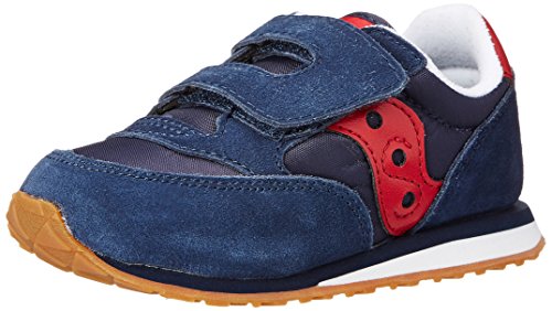 0044209360671 - SAUCONY BOYS BABY JAZZ H AND L SNEAKER (TODDLER),NAVY/RED,9.5 M US TODDLER