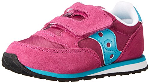 0044209361333 - SAUCONY GIRLS BABY JAZZ H AND L SNEAKER (TODDLER),MAGENTA/BLUE,10 M US TODDLER
