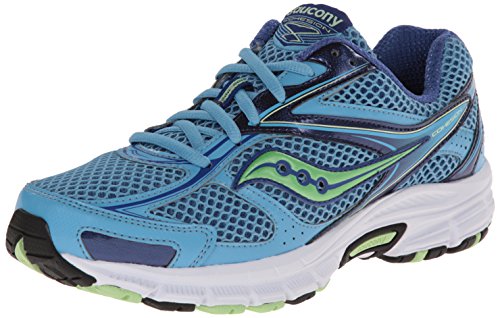0044209726385 - SAUCONY WOMEN'S COHESION 8 RUNNING SHOE,BLUE/GREEN,5.5 M US