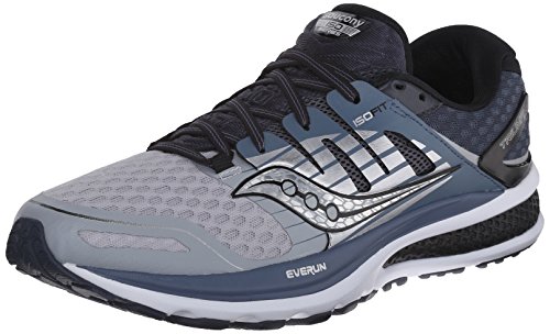 0044214768714 - SAUCONY MEN'S TRIUMPH ISO 2 ROAD RUNNING SHOE, GREY/WHITE/SILVER, 10.5 M US