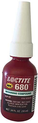 0000044268015 - LOCTITE 680 442-68015 10ML RETAINING COMPOUND, HIGH STRENGTH AND VISCOSITY, GREE