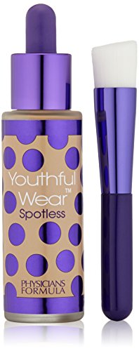 0044386062252 - PHYSICIANS FORMULA YOUTHFUL WEAR COSMECEUTICAL YOUTH-BOOSTING SPOTLESS FOUNDATION SPF 15, MEDIUM BEIGE, 1 OUNCE
